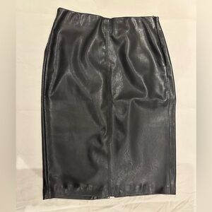 Blank NYC Black Vegan Leather Skirt